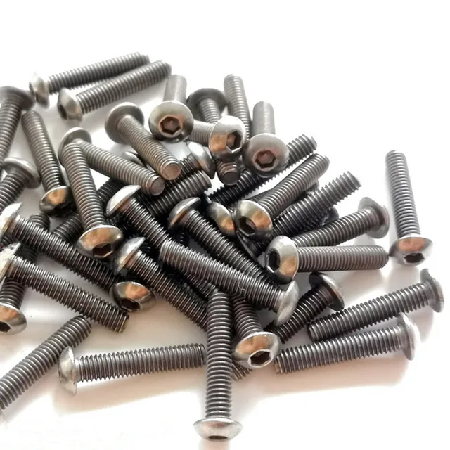 티타늄 볼트 트러스 GR2 M2 M2.5 M3 M4 M5 M6 x 3 4 5 6 8 10 12 14 15 16 18 20 25 30 35 40 45 50 55 60mm 육각 소켓 ISO7380, 20 개 티타늄 볼트 트러스 GR2 M2 M2.5 M3 M4 M5 M6 x 3 4 5 6 8 10 12 14 15 16 18 20 25 30 35 40 45 50 55 60mm 육각 소켓 ISO7380, 20 개