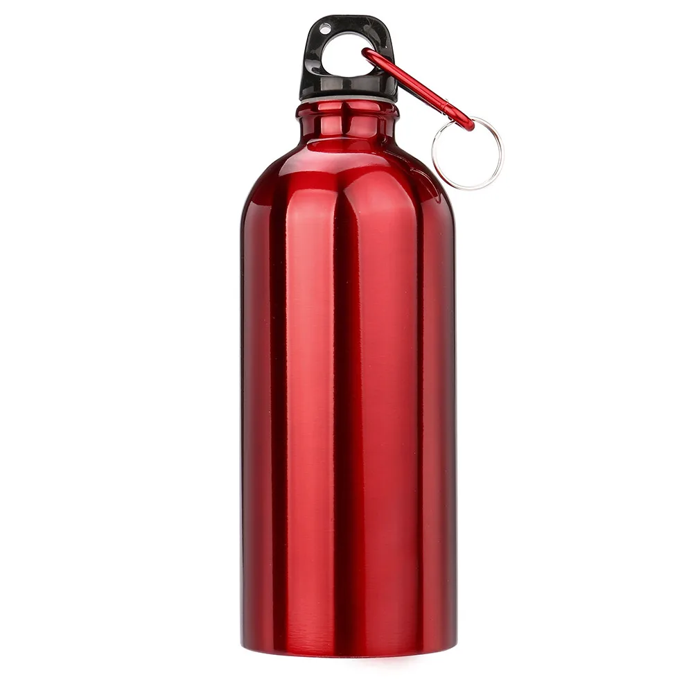 Портативная бутылка для воды, 500 мл, для занятий спортом на открытом воздухе, пластиковые велосипедные бутылки для воды, для питья, алюминиевый материал, легко для путешествий на открытом воздухе