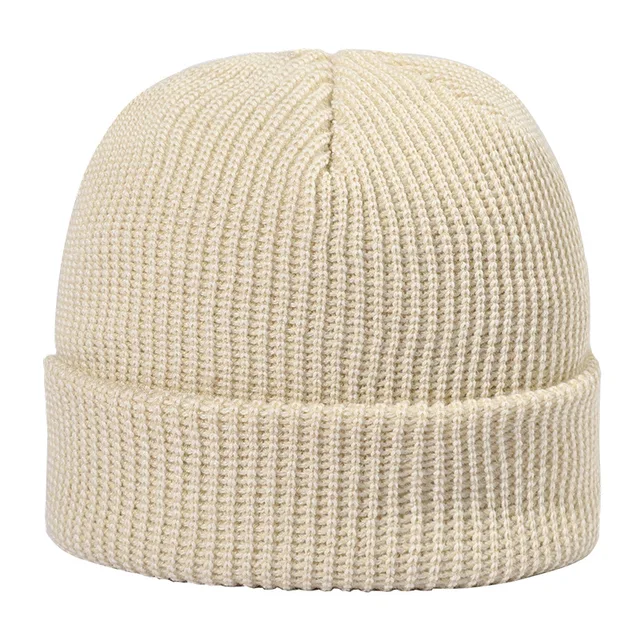 Fashion Solid Color Beanie Winter Hat 