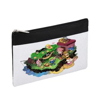 

PENCIL POUCH ANIMALS AND PEOPLE FISHING case wash