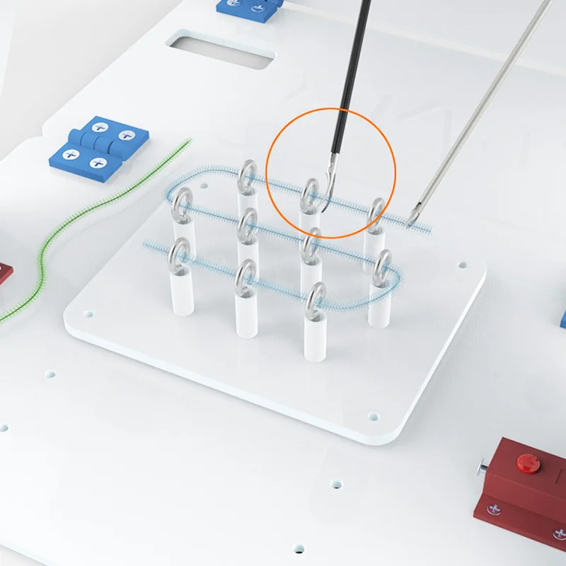 Новые Медицинские студенческие лапароскопические моделирование Обучающие принадлежности игла Держатель Щипцы разделительные круглогубцы образовательное оборудование