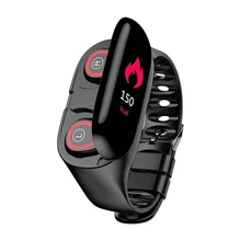 M1 Smart Watch Sport Smart Bracelet With Bluetooth Earphone Blood Pressure Heart Rate Monitor Smart Wristband Sport Watch Men