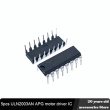 

5pcs/lot 100% New Original ULN2003AN APG DIP-16 ULN2003 2003AN motor drive IC chip