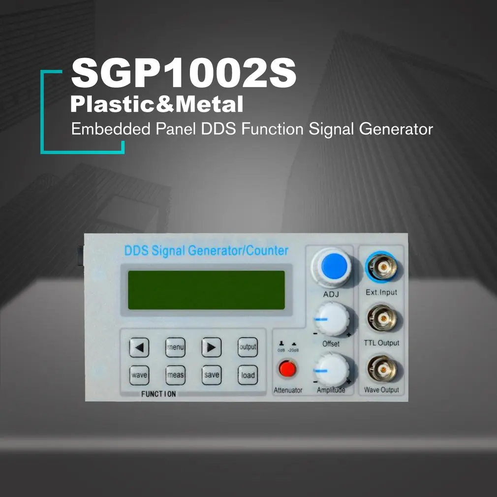 FellTech SGP1002S вставная панель DDS функция генератор сигналов/обучающий инструмент счетчик частоты сигнала США штекер