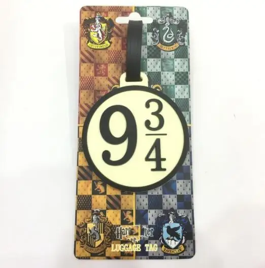 Harri Potter Платформа 9 3/4 Хогвартс Гриффиндор Слизерин Ravenclaw Hufflepuff багаж идентификатор метки адрес держатель багаж этикетки - Цвет: 33