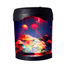 

Electric Jellyfish Tank Table Lamp with Color Changing Light Gift for Kids Men Women Home Deco for Room Mood Light for Relax