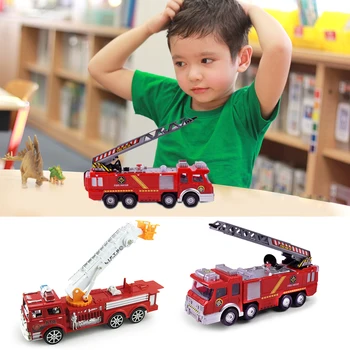 

Engineering Vehicles Simulation Fire Truck Fire Ladder Climbing Car Toy