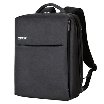 

Caden Camera Backpack Multifunction Security Camera Dslr Bag Organizer Rucksack Waterproof With Tripod Holder Rain Cover For Lap