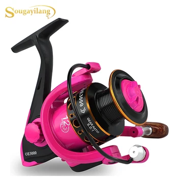

Sougayilang 12 BB 5.0:1 Freshwater Spinning Fishing Reel 1000-3000 Series Carp Fishing Reel for Bass Fishing Wheel