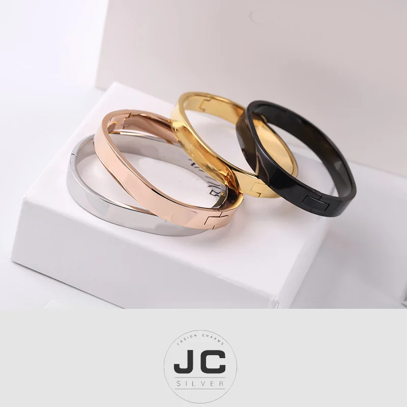 JC Fashion Charm Carlvien Kliien Bangle Jewelry Male Female Couple Bracelet Support Lettering Valentine's Day Birthday Gift | Украшения