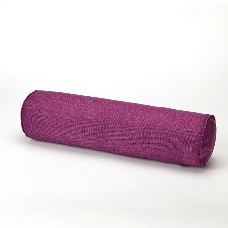 1CPS de lino de algodón La cabeza apoyo almohada cama Multi tamaño dormir almohada desmontable cintura Pad