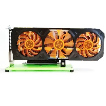 

3D printing Graphics card vertical conversion bracket VGA card steering display graphics card support PCIE x16 extension cable