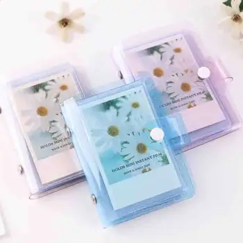 

Mini Photo Album Cute Shiny Sequins Instant Picture Case Storage Postcard Card Holder Korean Style Photo Holder Album Fotografia