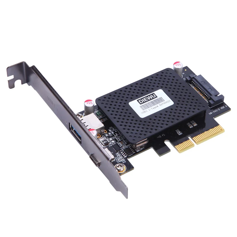 10G высокоскоростная USB карта расширения PCI Express для usb type A type C Riser card конвертер