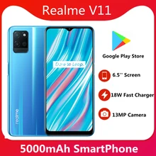 Realme V11 5G Smartphone 5000mah 128gb 4gbb LTE/CDMA2000/CDMA/.. Octa Core Face recognition/side-Mounted