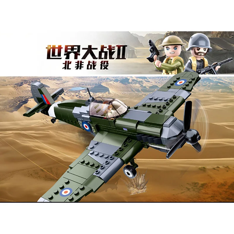 Мировые войны супер морской самолет строительные блоки WW2 военный Pazer Fighter Toys
