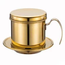 Портативная Кофеварка из нержавеющей стали, мини-Кофеварка/капельный кофейник, фильтр для чая, фильтры для кофе, инструменты, вьетнамский горшок, кухонные инструменты