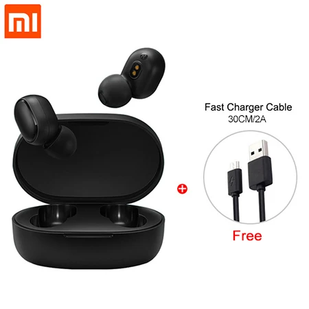 Redmi Airdots CN Xiaomi Redmi Airdots, Bluetooth наушники 5,0 TWS, DSP, активная шумоподавление, Спортивная гарнитура, гарнитура, управление ии, с микрофоном - Цвет: Redmi Airdots CN