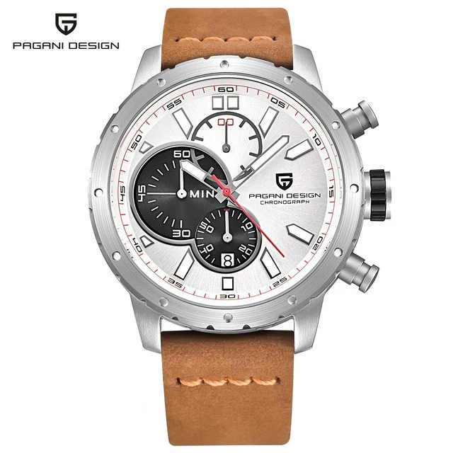 Relogio masculino PAGANI Дизайн мужские часы лучший бренд класса люкс Хронограф водонепроницаемые кварцевые кожаные часы военные спортивные часы