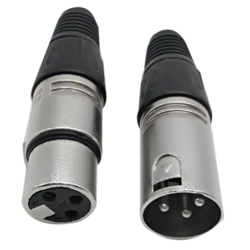 FFYY-Male/Female XLR Jack 3 Pin микрофон аудио разъем(5 пар