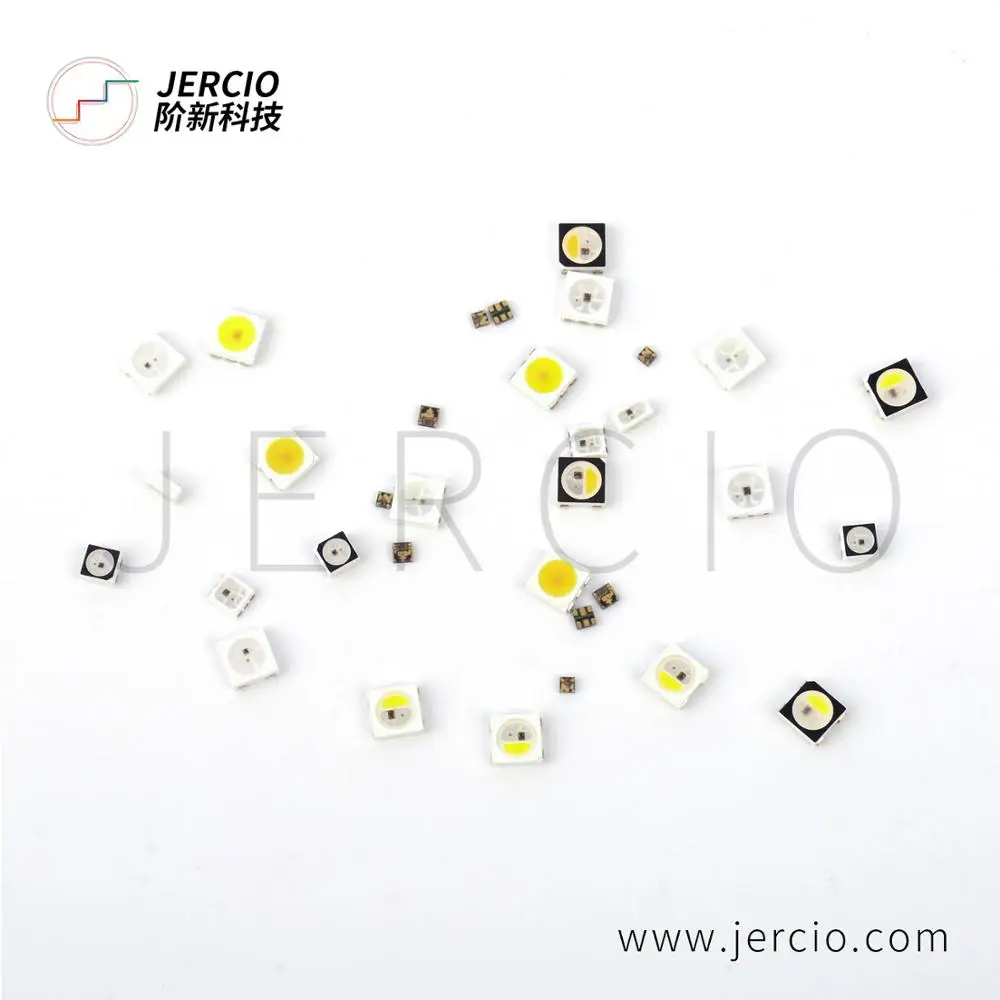 Светодиод Jercio SK6812mini / WS2812mini XT1505 1000 RGB Программируемый белый/черный индивидуально