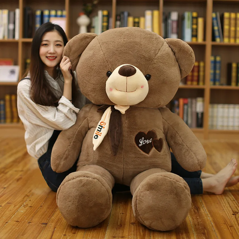 

New Style Valentine's Day Heart Bowtie Smile Bear Plush Toy Doll Creative Gift