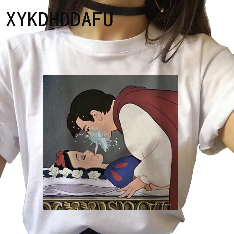 Vogue Princess T Shirt Women 90s Harajuku Funny Cute Tshirt Cartonn Ulzzang Vintage T-shirt Female Fashion Top Tees Clothes