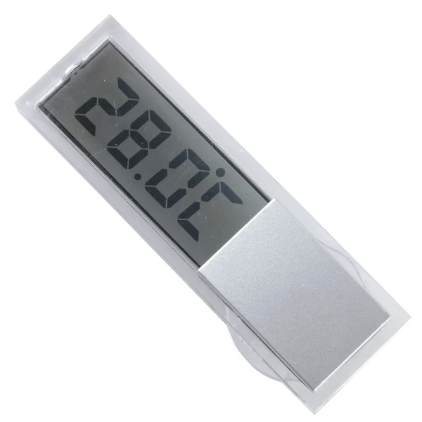 Модернизированный Автомобильный цифровой термометр/часы автоматический Оконный термометр по Цельсию по Фаренгейту автомобильные цифровые часы аксессуары для автомобиля Стайлинг