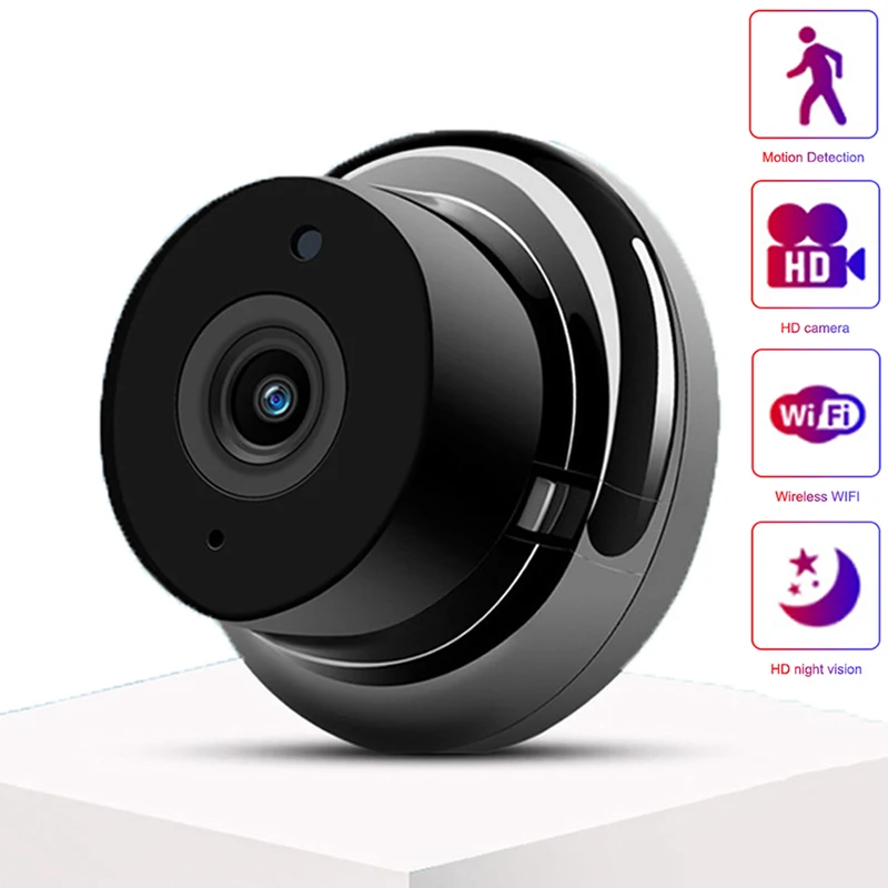 

Mini PTZ Wireless Ip Camera K1A-Mini WiFi Camera Network HD Night Vision Surveillance Home Smartphone Remote Monitoring Camera