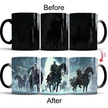 

New Game Of Thrones Mugs Tribal Totem Mug Color Changing Magic Mugs Cup Tea Coffee Mug Heat Reactive Cup Best Gift for Friends