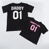 Fashion Family Matching Clothes Father Daughter T-Shirts Family Look DADDY and DADDY'S GIRL 01 Daddy and Me Matching Outfits 4