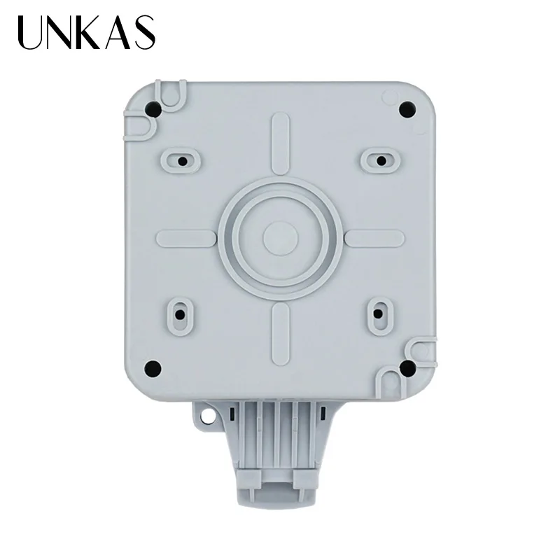 Водонепроницаемая уличная настенная электрическая розетка UNKAS IP66 16 А
