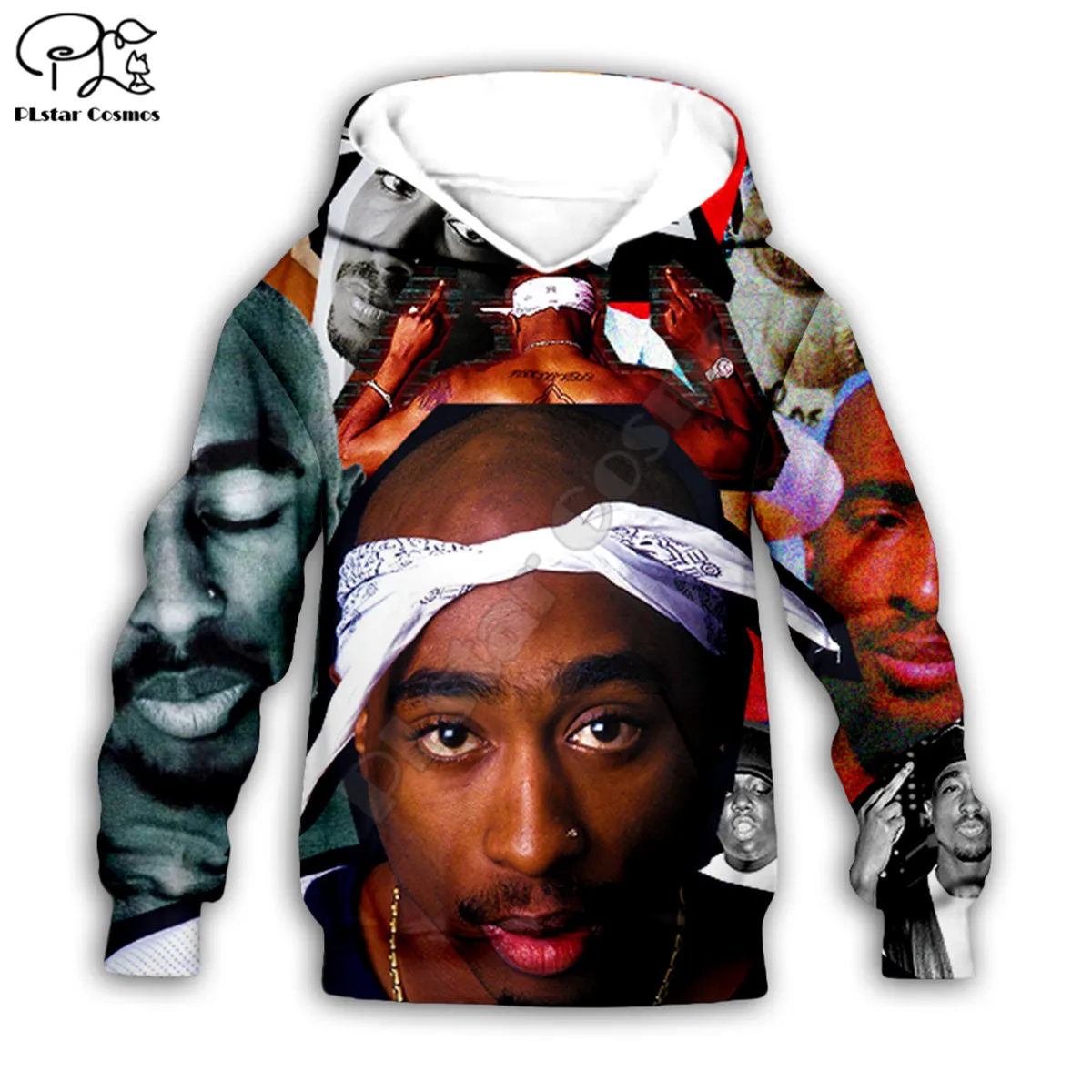 2Pac Tupac Amaru Shakur 3d толстовки детское пальто на молнии с длинным рукавом пуловер