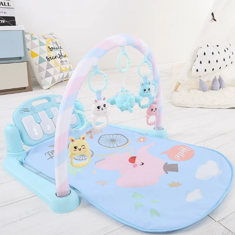 

Hot Sales Infants Remote Control Pedal Piano Baby Early Childhood Rattle Light Music Rug BABY'S Educational Mobile Batch