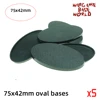 wargame base world -75 x 42mm oval bases for Warhammer ► Photo 2/4