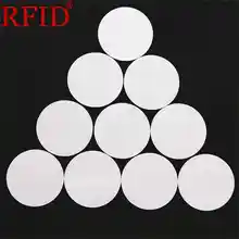 ID 125 кГц EM4100 TK4100 30 мм только для чтения белая Водонепроницаемая монета Crad RFID Контроль доступа Crad брелок Быстрая 100 шт