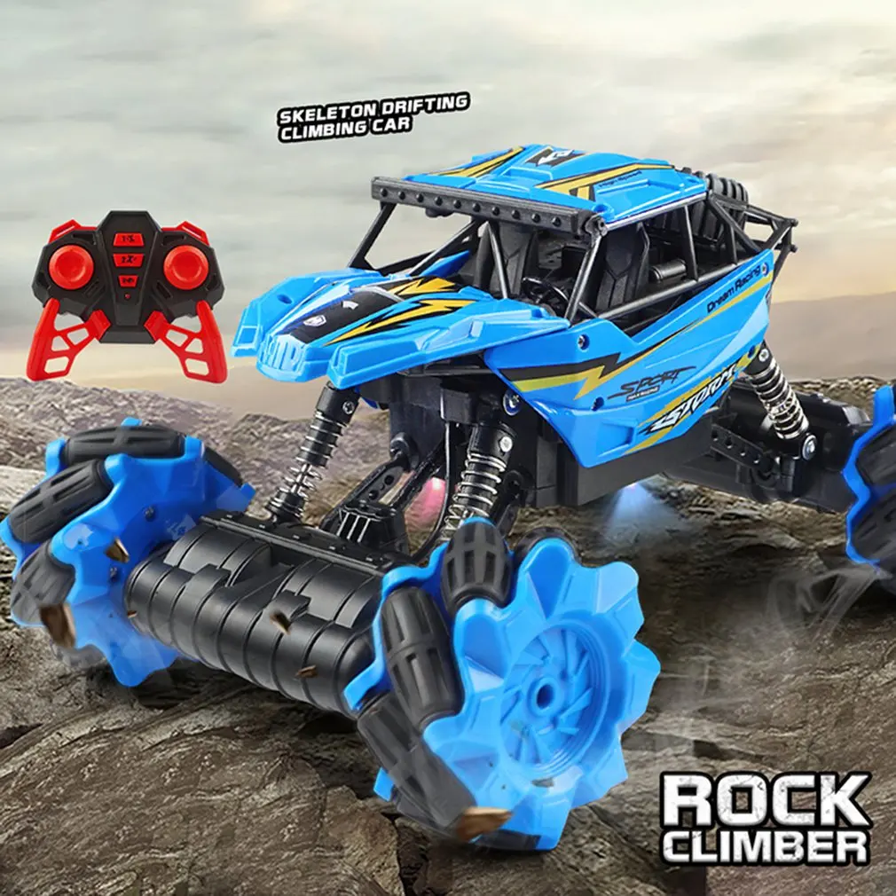 

New Style 1:16 RC Off-road Stunt Car 2.4G Remote Control Drift Climbing Crawler Vehicle Model RTR Toy For Kids Gift