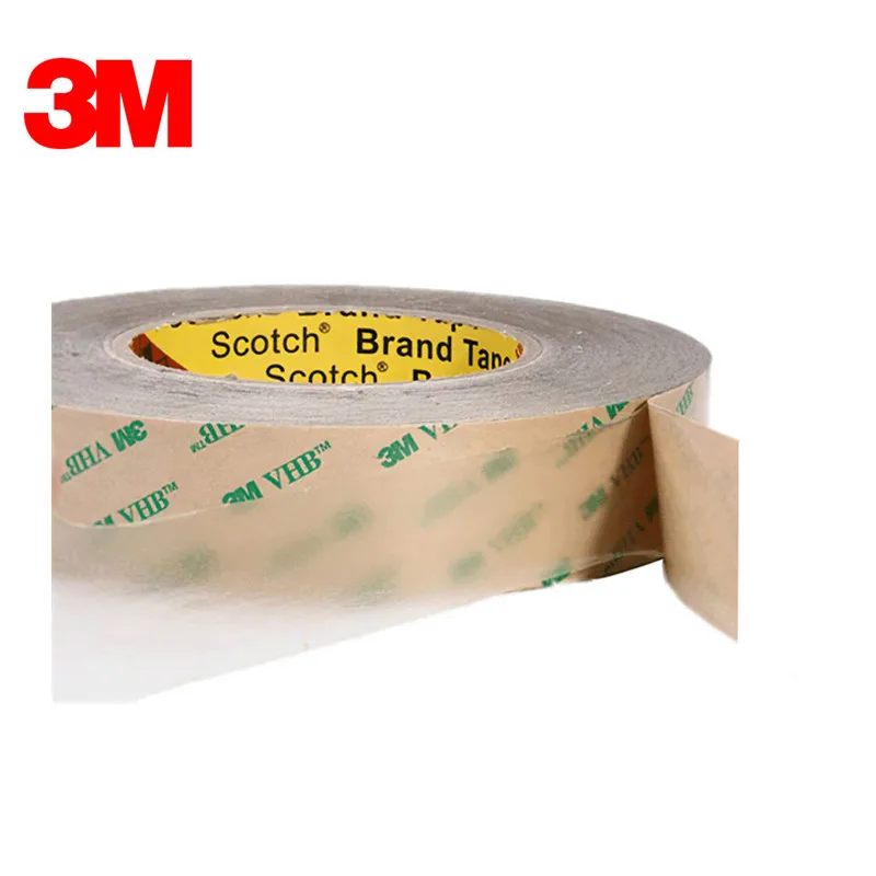 0.75INX60YD( Pack of 2roll) 3M F9460PC VHB Adhesive Transfer Tape with Adhesive 100MP, Clear, 2mil,Dropshipping
