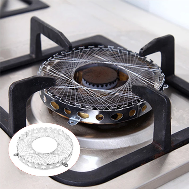 Stove Windproof Net Stainless Steel Gas Cooker Stove Torch Net Energy Saving