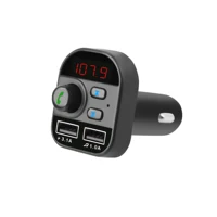 tf כרטיס מטען לרכב עם משדר FM Bluetooth Receiver אודיו נגן MP3 TF כרטיס U-דיסק לרכב Dual USB טלפון מטען לרכב (5)