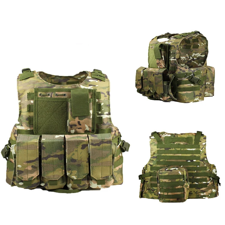 600D MOLLE армейская боевой тактический жилет солдат США Военная униформа, камуфляж жилеты Для мужчин карман Пейнтбол нейлоновый жилет