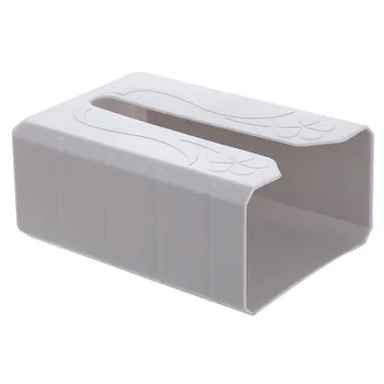 

Home Kitchen bathroom Plastic Tissue Box Wall-mounted Napkin Holder Case Simple Stylish
