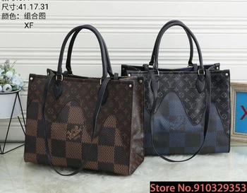 

Luxury Leather Handbags Women Bags Designer Brand Women's Shoulder Bags Large Capacity Ladies Hand Bags L485 Louis Vuitton LV-