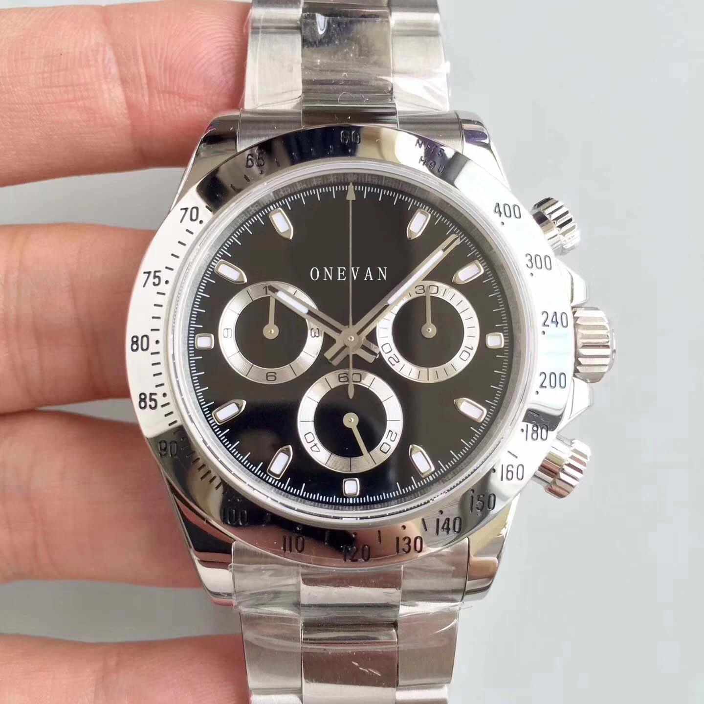 

Cosmic meter series Day Tona 116520-78590 black disc watch Cal.2813 Automatic Movement Black Dial Silver 116600 40mm Wristwatch