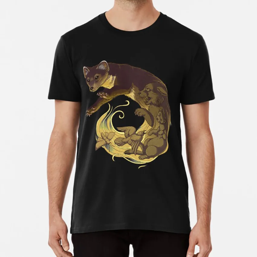 Pantalaimon T shirt pantalaimon daemon his dark materials the golden compass the subtle knife the amber spyglass pine marten