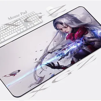 

XGZ For Csgo Dota Anime Injured Girl Large Game Mouse Pad Precision Black Lock Custom Computer Desk Mat Slip 900x400 / 900x300