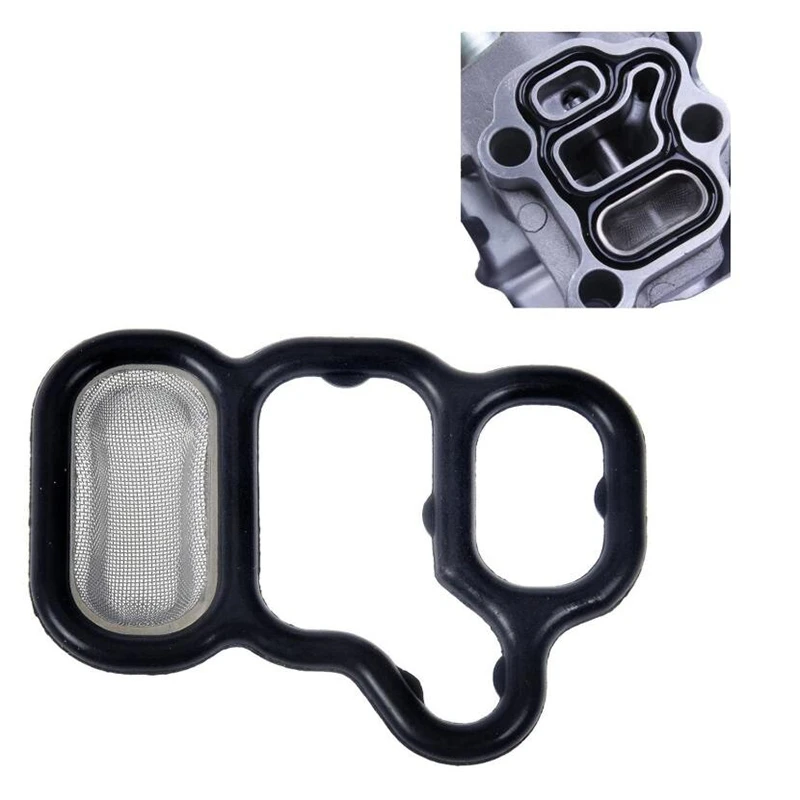 Rubber Gasket Solenoid Valve Filter Gasket Solenoid Gasket Spool Valve Filter for Honda Accord RDX CR-V Elemen ts for Acura 15815-RAA-A01 15815-RAA-A02 15845-RAA-A01