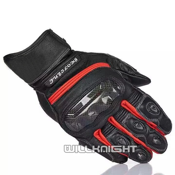Кожаные гоночные перчатки для AGV короткие мотоциклетные мотокросса
