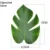 5/10pcs Artificial Gold Green Turtle Leaf Scattered Tail Leaf Fake Silk Plant For Wedding Birthday Party Home Decor Palm Leaves 20