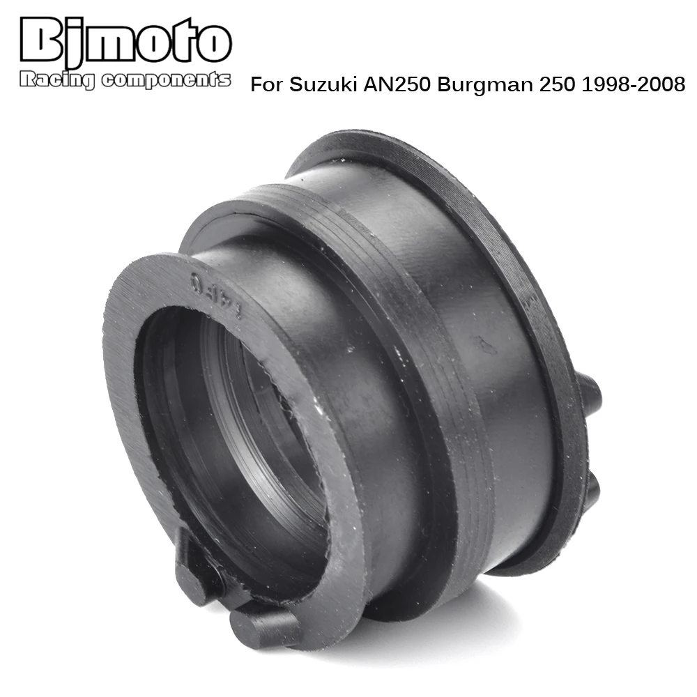 

BJMOTO Motorcycles Carburetor Interface Adapter Tube Intake Manifold 13121-14F00 13121-14F01 for Suzuki AN250 Burgman 250 98-08